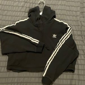Women’s cropped adidas hoodie
